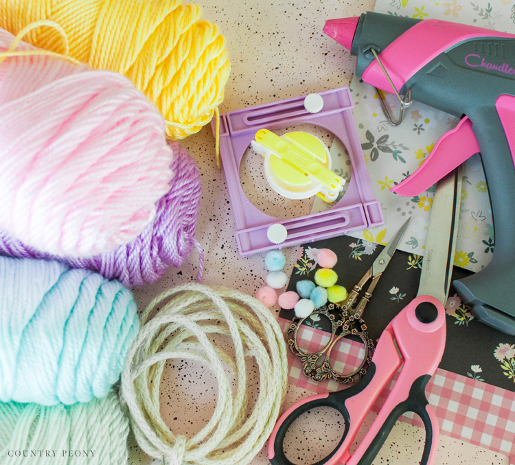 DIY Pom-Pom & Tassel Bunny Garland - Country Peony Blog