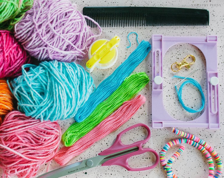 DIY Pom-Pom & Tassel Bag Charm