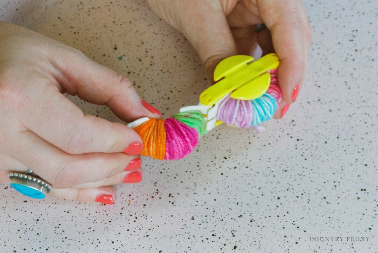 DIY Pom-Pom & Tassel Bag Charm