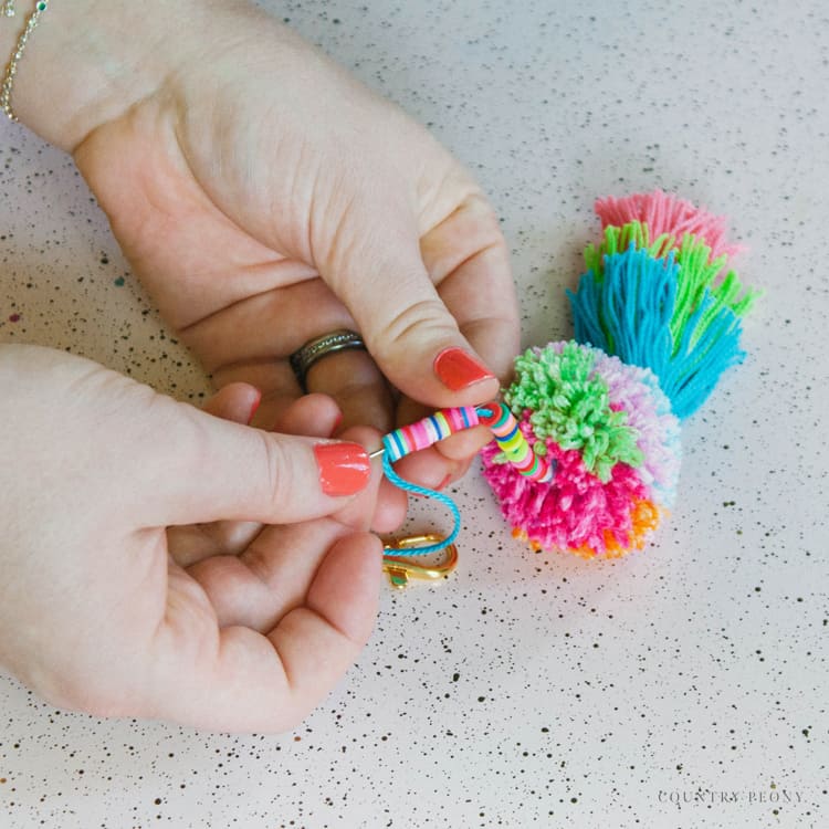 DIY Pom-Pom & Tassel Bag Charm