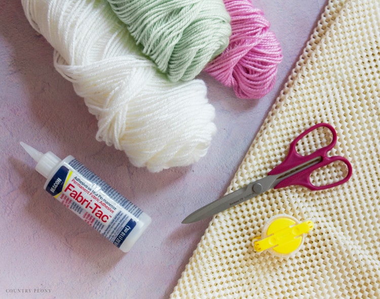 DIY Pom-Pom Rug with Clover's Pom-Pom Maker - Country Peony Blog